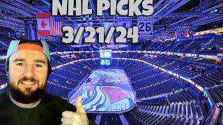 Free NHL Picks Today 3/21/24