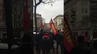 Η κρατική καταστολή εναντια στην Fdj Berlin Rosa luxemburg Karl Liebknecht Demo 2021