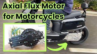 Axial Flux Motor for Electric Motorcycles #ev #motor #technology #motorcycle #emobility #innovation