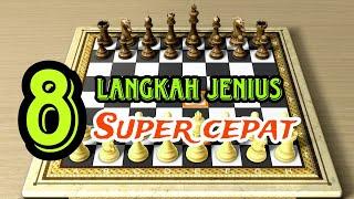 Awal permainan Pion E4 langkah jenius super cepat