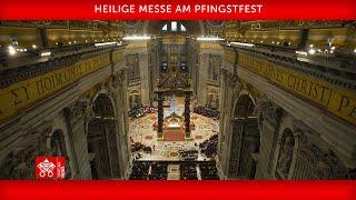 Heilige Messe am Pfingstfest 19. Mai 2024 Papst Franziskus