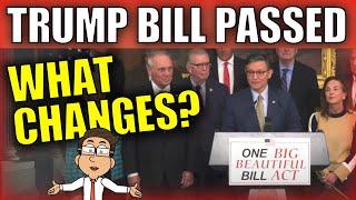 Trump’s New Bill Passed the House – What Changes? Taxes, Social Security, Medicare, SNAP