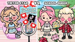 TikTok Star  vs. School Queen  | Toca Boca Story