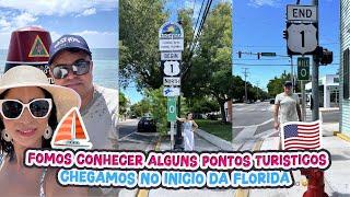 FOMOS CONHECER ALGUNS PONTOS TURÍSTICOS+CHEGAMOS NO INICIO DA FLORIDA!