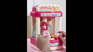 Indoor Electric Mini Doll Machine Plush Toy With Music & Light For Kids