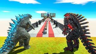 Who is Stronger,  Power Levels MECHAGODZILLA vs GODZILLA - ARBS