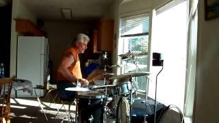 MY COVER OF HEARTBREAKER BY PAT BENATAR WITH ME ON DRUMS