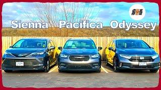 比拼Minivan-Toyota Sienna VS Honda Odyssey VS Chrysler Pacifica 老韩作品