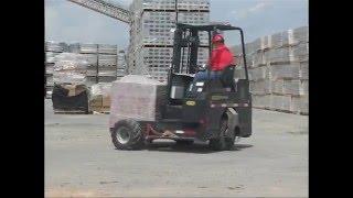 Palfinger Truck Mounted Forklift - Brick and Block Applications (USA)