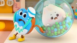 Hide And Seek Time | Yummy Food Animation | Donut, Burger, Cupcake | Best Kids Cartoon | BabyBus