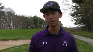 Men's Golf: Interview with Amherst's Steven Chen at the 2023 NESCAC Championship (4/29/23)