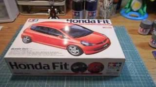 Tamiya Honda Fit plastic model build video part 1