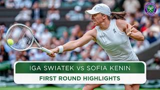 Battle of the grand-slam champions | Iga Swiatek vs Sofia Kenin | Highlights | Wimbledon 2024