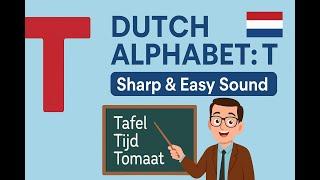Dutch Alphabet T Pronunciation Guide