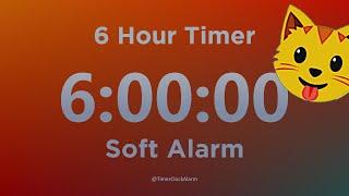 6 Hour Timer (with Soft Alarm Sound) for Sleep and Relaxation