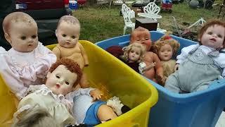 HUGE Doll Collector's Estate Auction!!! We brought $140 , What Can We Get?