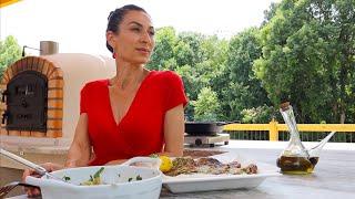 Harvest From My Garden | Making Zucchini Fritters and Garden Salad | Heghineh | Episode 6