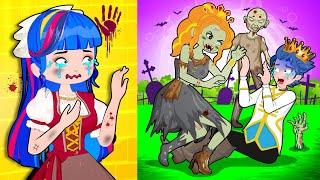 If Princess Turns Into a Zombie - Very Sad Story | Poor Princess Life Animation