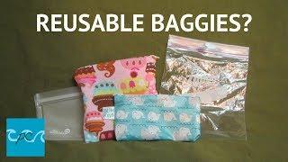 Reduce your plastic waste | Reusable snack bags