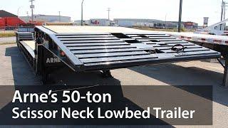 Arne's 50-ton Scissor Neck Lowbed | Maxim Truck & Trailer