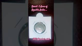 Myantiquecollection#drsaketsourav@history@coins#Rarest#two Anna #Republic India