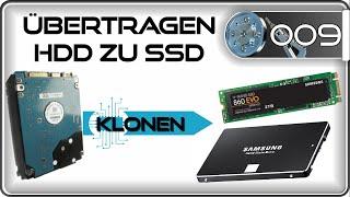 Windows auf eine SSD verschieben, klonen, übertragen