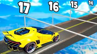 Which CAR can go through the LOWEST GAP?