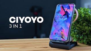 CIYOYO 3 in 1 Fast Wireless Charging Station Dock Review