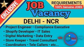 Latest DELHI NCR Jobs Vacancy 2025 @JobTalkprivate