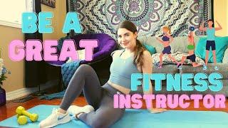 7 Tips for How to be a GREAT Group Fitness Instructor | Teaching Group Fitness Classes