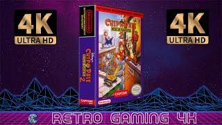 Disney's Chip 'n Dale Rescue Rangers 2 (1993) Nintendo NES retro video game intro / demo 4K