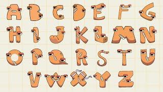 Alphabet Lore But They are all "N" shpes