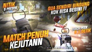 KESETANANN !! MATCH PENUH AKSI !! GUA SENDIRI BINGUNG KOK BISA BEGINI !! #pubg