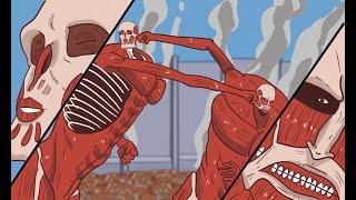 Colossal Titan Vs Colossal Titan (AOT Animation)