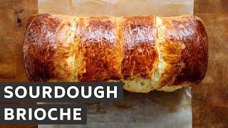 How to make a Sourdough Brioche (No-Knead Recipe!)