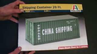 #120 - Italeri Shipping Container 20 Ft. Review