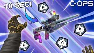 Sniper ACE in 10 SECONDS in Critical Ops RANKED!