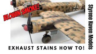 How To Do Exhaust Stains On Scale Model Aircraft! | Weathering Tutorial | The "Exhaustive" Video...