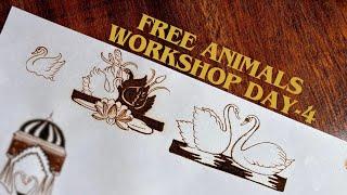 30 Days Free Animals Workshop Day-4 |Learn all the basics on How To Make a Swan| By Muskan Mehendi