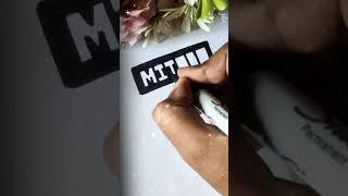  MITHRA  #shorts #youtubeshorts #trending #nameart #foryou #viral #handwriting #mithra #ytshorts