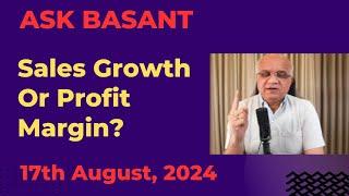 Sales Growth Or Profit Margin?