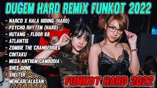 DUGEM HARD FUNKOT NARCO X HIDING HALA HIDING DJ PSYCHO REMIX FUNKOT 2022