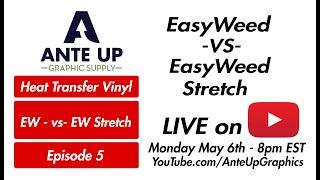 EasyWeed vs EasyWeed Stretch - Whats the differences? Heat transfer vinyl episode 5.