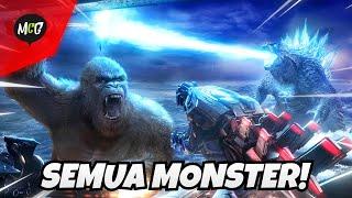 KingKong, Godzilla & Mechagodzilla Mengamuk Di Kota! - Monster evolution: hit and smash