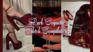 dark coquette pt.6 | pomegranate girl | dark red cherry wine aesthetic | tiktok compilation