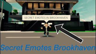 Secret Emotes In Brookhaven Roblox [] Brookhaven RP…