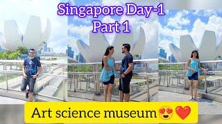 Singapore Vlog ️ Day 1️Art Science Museum #vlog #youtubevideos #singapore #vlogs #youtube