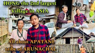 Hong the 2nd largest village of ASIA || Exploring APATANI villages in ZIRO #arunachalpradesh