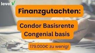 Condor Congenial basis C79 Basisrente Finanzgutachten (2024): Versteckte Kosten!