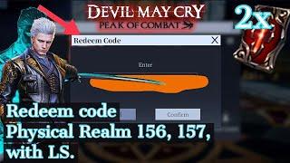 Devil May Cry Peak of Combat ( DMC POC ) | Redeem code for Global | Physical Realm Floors 156 & 157